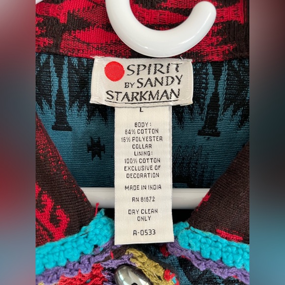 Vintage Sandy Starkman patchwork duster - Picture 2 of 6